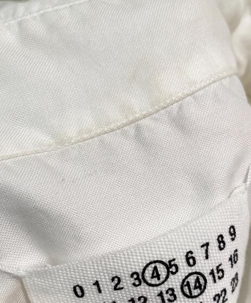 Maison Margiela（メゾンマルジェラ）Maison Margiela (メゾンマルジェラ) オーガニックコットンオックスフォードシャツ ホワイト サイズ:37の古着・服飾アイテム