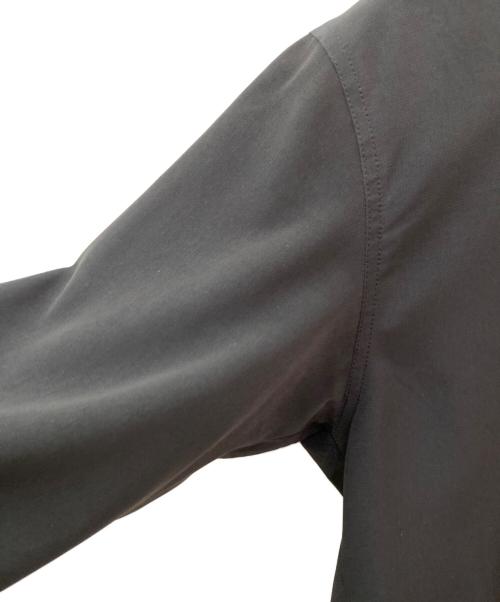 Y's（ワイズ）Y's (ワイズ) TRIACETATE/POLYESTER WAIST WRAP BLOUSE ブラック サイズ:1の古着・服飾アイテム