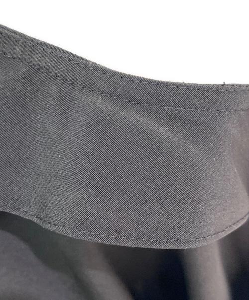 Y's（ワイズ）Y's (ワイズ) TRIACETATE/POLYESTER WAIST WRAP BLOUSE ブラック サイズ:1の古着・服飾アイテム