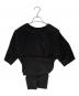 Y's (ワイズ) TRIACETATE/POLYESTER WAIST WRAP BLOUSE ブラック サイズ:1：8000円