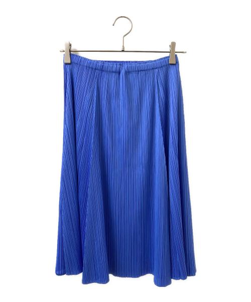 PLEATS PLEASE（プリーツプリーズ）PLEATS PLEASE (プリーツプリーズ) プリーツスカート スカイブルー サイズ:3の古着・服飾アイテム