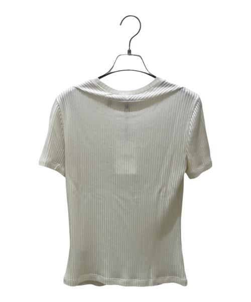 theory（セオリー）theory (セオリー) リブニット ホワイト サイズ:Sの古着・服飾アイテム