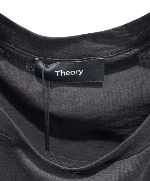 theory（セオリー）theory (セオリー) コットンスリムフィットショートスリーブTシャツ Apex Tee P ブラック サイズ:Mの古着・服飾アイテム