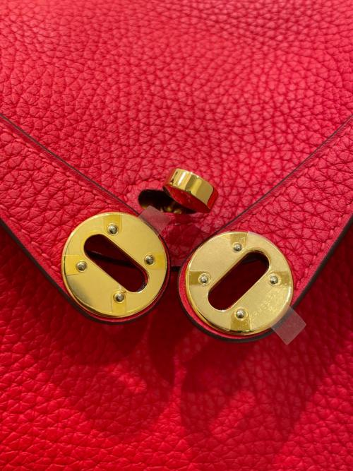 HERMES（エルメス）HERMES (エルメス) ミニ リンディ ルージュクー サイズ:ミニの古着・服飾アイテム