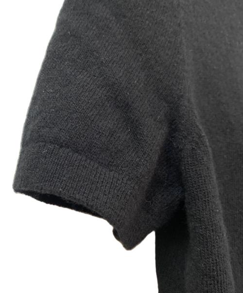 ALEXANDER WANG（アレキサンダー・ワン）ALEXANDER WANG (アレキサンダー・ワン) ロゴ入りウールポロカーディガン ブラック サイズ:Sの古着・服飾アイテム