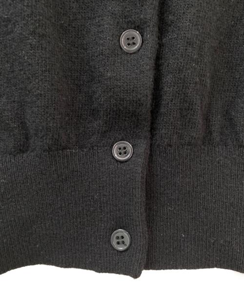 ALEXANDER WANG（アレキサンダー・ワン）ALEXANDER WANG (アレキサンダー・ワン) ロゴ入りウールポロカーディガン ブラック サイズ:Sの古着・服飾アイテム