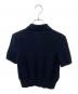 ALEXANDER WANG (アレキサンダー・ワン) ロゴ入りウールポロカーディガン ブラック サイズ:S：27000円