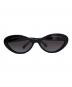 CHANEL（シャネル）の古着「オーバル シェイプ サングラス」｜ブラック