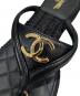 中古・古着 CHANEL (シャネル) ビーチサンダル ブラック サイズ:36：150000円