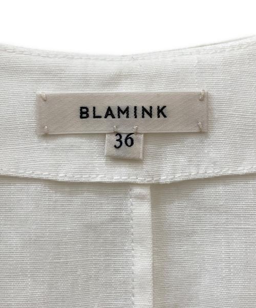 BLAMINK（ブラミンク）BLAMINK (ブラミンク) ノースリーブワンピース ホワイト サイズ:36の古着・服飾アイテム