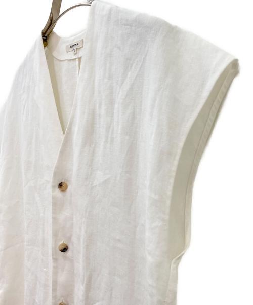 BLAMINK（ブラミンク）BLAMINK (ブラミンク) ノースリーブワンピース ホワイト サイズ:36の古着・服飾アイテム