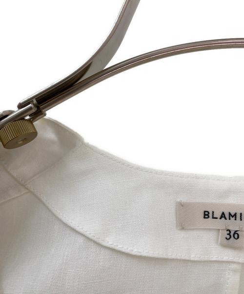 BLAMINK（ブラミンク）BLAMINK (ブラミンク) ノースリーブワンピース ホワイト サイズ:36の古着・服飾アイテム