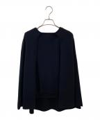 MYLANマイラン）の古着「Wool Cashmere Cape Knit」｜ブラック