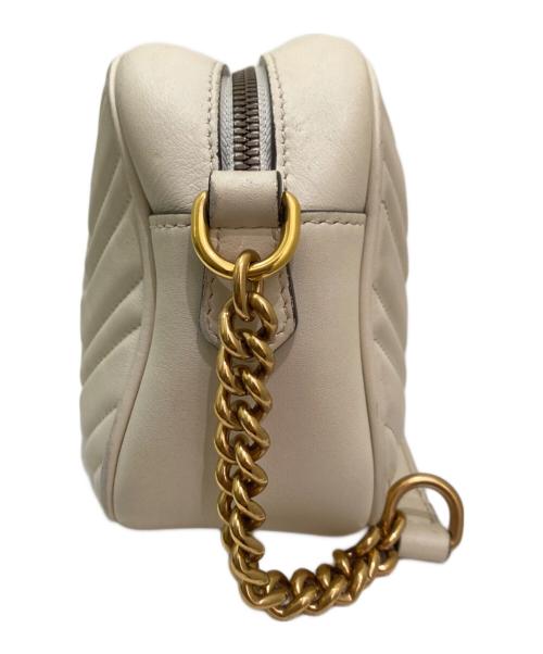 GUCCI（グッチ）GUCCI (グッチ) ショルダーバッグ ホワイトの古着・服飾アイテム