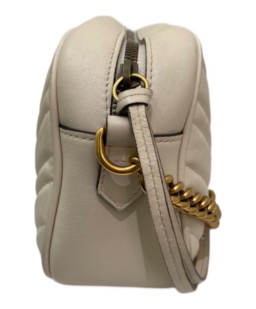 GUCCI（グッチ）GUCCI (グッチ) ショルダーバッグ ホワイトの古着・服飾アイテム
