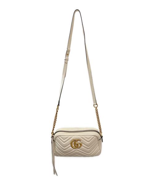 GUCCI（グッチ）GUCCI (グッチ) ショルダーバッグ ホワイトの古着・服飾アイテム