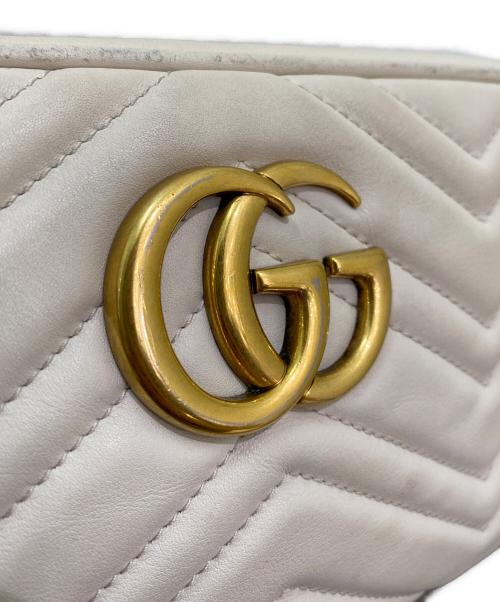 GUCCI（グッチ）GUCCI (グッチ) ショルダーバッグ ホワイトの古着・服飾アイテム