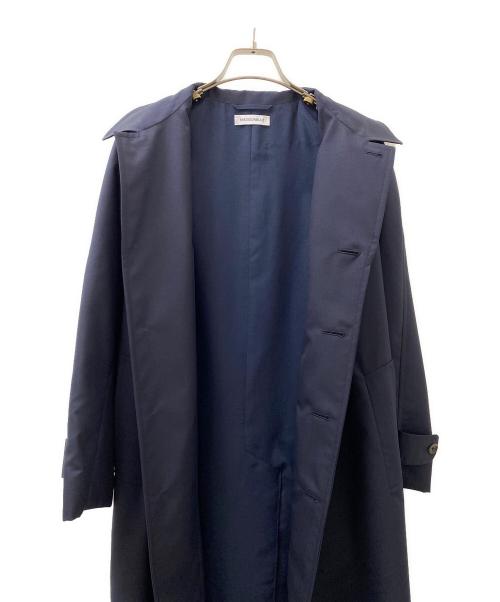 MADISON BLUE（マディソンブルー）MADISON BLUE (マディソンブルー) SOUTIEN COLLAR COAT W/M ネイビー サイズ:00（XS)の古着・服飾アイテム