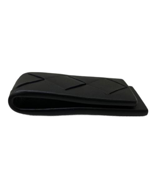 BOTTEGA VENETA（ボッテガベネタ）BOTTEGA VENETA (ボッテガベネタ) イントレチャートマネークリップ ブラックの古着・服飾アイテム