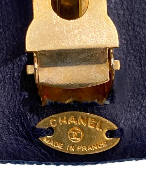 CHANEL（シャネル）CHANEL (シャネル) デニムココマークターンロックバレッタ インディゴの古着・服飾アイテム