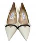 JIMMY CHOO (ジミーチュウ) ポインテッドトゥパンプス ホワイト サイズ:36 1/2：50000円