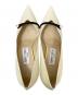 中古・古着 JIMMY CHOO (ジミーチュウ) ポインテッドトゥパンプス ホワイト サイズ:36 1/2：50000円