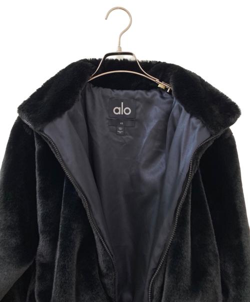 alo（アロ）alo (アロ) FOXY SHERPA JACKET ブラック サイズ:XSの古着・服飾アイテム