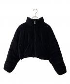 aloアロ）の古着「Micro Corduroy Dreamy Puffer」｜ブラック