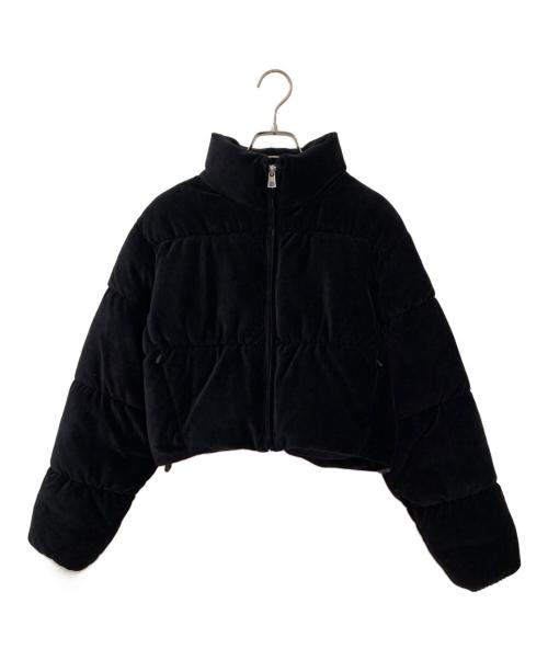alo（アロ）alo (アロ) Micro Corduroy Dreamy Puffer ブラック サイズ:Sの古着・服飾アイテム