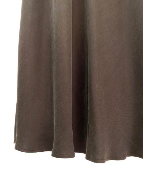 EVERYDAY I LIKE.（エヴリデイ アイ ライク）EVERYDAY I LIKE. (エヴリデイ アイ ライク) Cu/R maxi スカート ブラウン サイズ:Fの古着・服飾アイテム