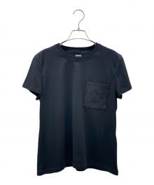 HERMES（エルメス）の古着「刺繍入りポケット Tシャツ」｜ブラック