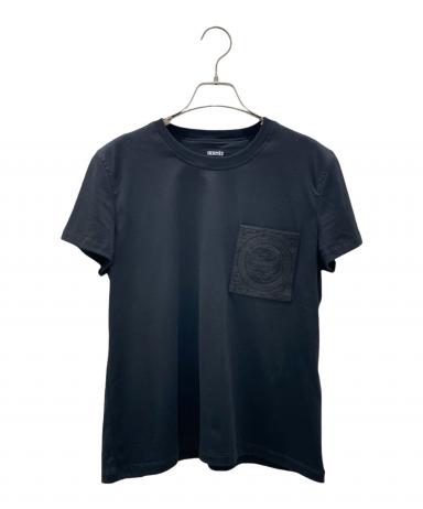 中古・古着通販】HERMES (エルメス) 刺繍入りポケット Tシャツ