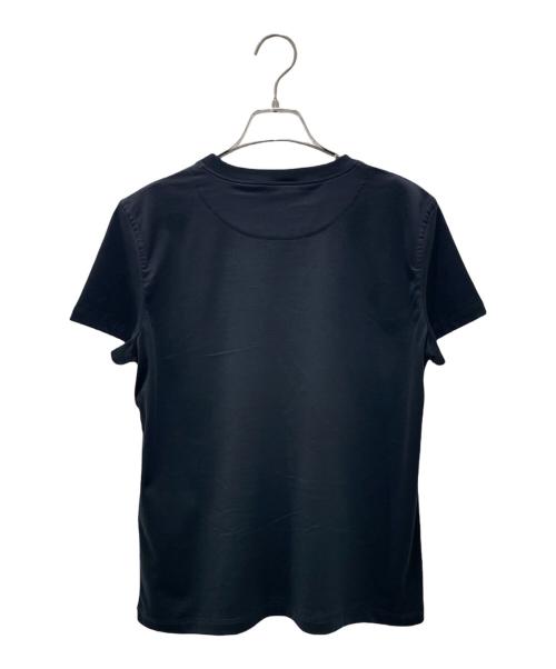 HERMES（エルメス）HERMES (エルメス) 刺繍入りポケット Tシャツ ブラック サイズ:38の古着・服飾アイテム