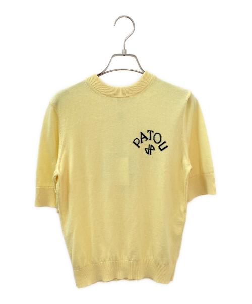 patou（パトゥ）patou (パトゥ) 半袖セーター イエロー サイズ:XSの古着・服飾アイテム