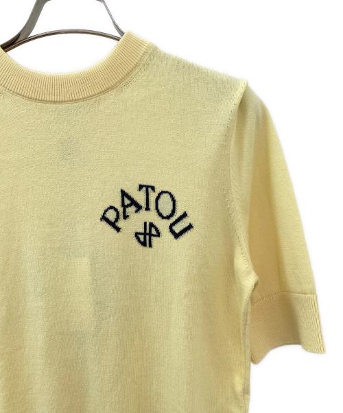 patou（パトゥ）patou (パトゥ) 半袖セーター イエロー サイズ:XSの古着・服飾アイテム
