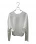 theory (セオリー) Vネックサマーニットカーディガン Wooster Crepe Knit ホワイト サイズ:S：20000円