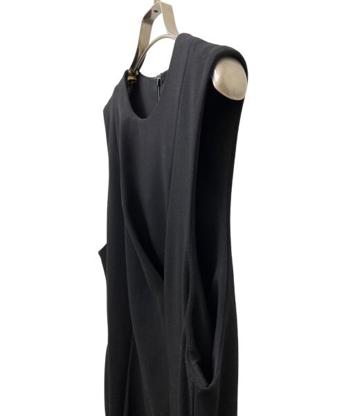 ENFOLD（エンフォルド）ENFOLD (エンフォルド) ノースリーブワンピース ブラック サイズ:38の古着・服飾アイテム