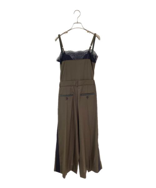 sacai（サカイ）sacai (サカイ) lace suiting dress カーキ サイズ:1の古着・服飾アイテム