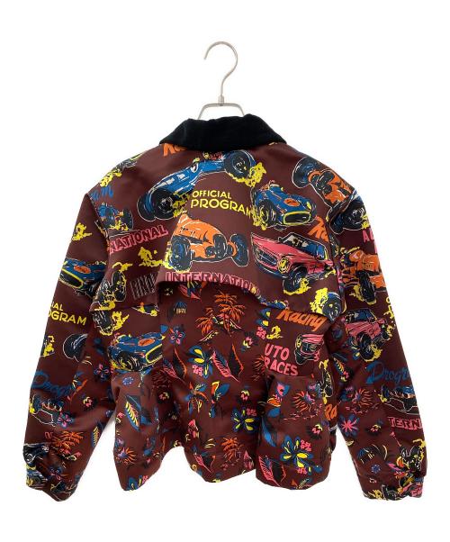 sacai（サカイ）sacai (サカイ) Car Race Tropical Print Jacke ブラウン サイズ:1の古着・服飾アイテム