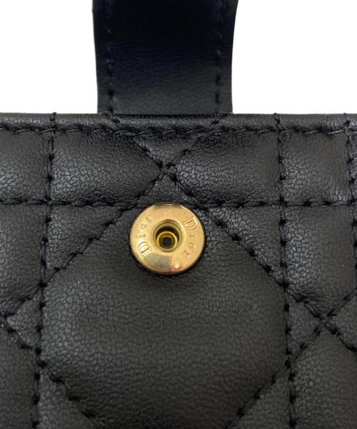 Dior（ディオール）Dior (ディオール) Lady Dior Jasmine カードホルダー ブラックの古着・服飾アイテム