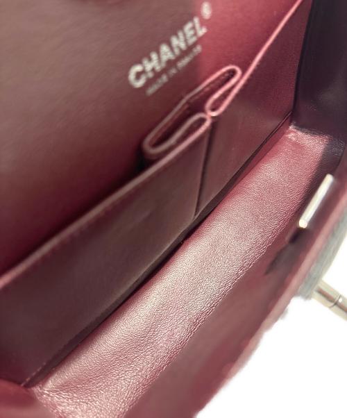CHANEL（シャネル）CHANEL (シャネル) Matelassé 23/マトラッセ23/Double Flap Chain Shoulder Bag/Wフラップチェーンショルダーバッグ ブラック×S金具 サイズ:23の古着・服飾アイテム