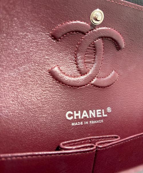 CHANEL（シャネル）CHANEL (シャネル) Matelassé 23/マトラッセ23/Double Flap Chain Shoulder Bag/Wフラップチェーンショルダーバッグ ブラック×S金具 サイズ:23の古着・服飾アイテム