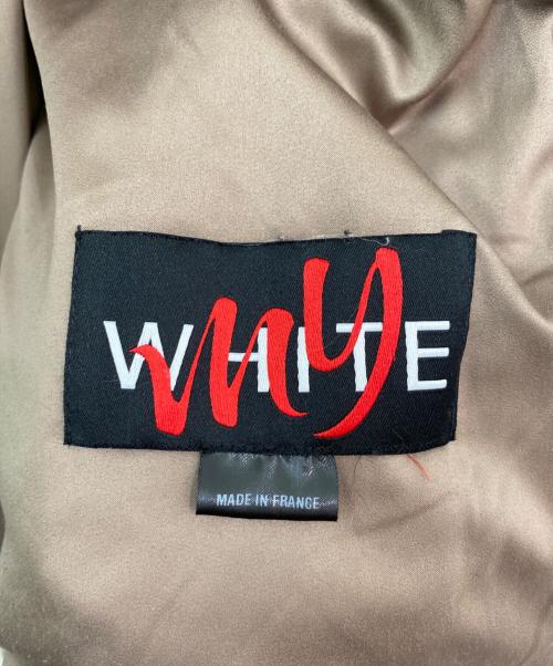 MY WHITE（マイ ホワイト）MY WHITE (マイ ホワイト) ファーブルゾン ベージュ サイズ:Uの古着・服飾アイテム