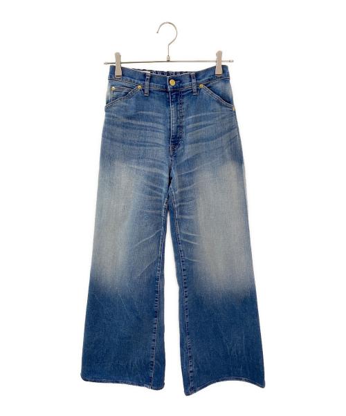 BIG JOHN（ビッグジョン）BIG JOHN (ビッグジョン) SURT (サート) MANNISH BAGGY インディゴ サイズ:XSの古着・服飾アイテム