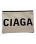 BALENCIAGA (バレンシアガ) Logo Shearing Clutch Bag ホワイト：35000円