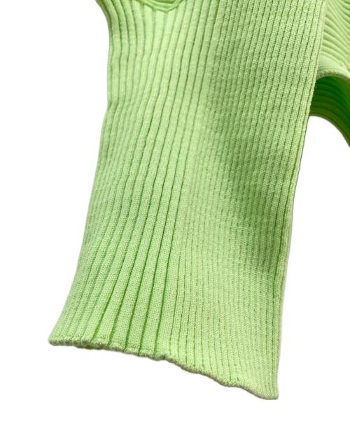 ISSEY MIYAKE（イッセイミヤケ）ISSEY MIYAKE (イッセイミヤケ) カーディガン 黄緑 サイズ:2の古着・服飾アイテム