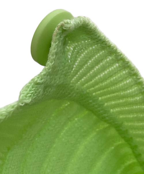 ISSEY MIYAKE（イッセイミヤケ）ISSEY MIYAKE (イッセイミヤケ) カーディガン 黄緑 サイズ:2の古着・服飾アイテム