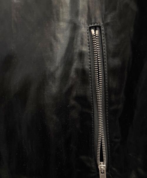 Saint Laurent Paris（サンローランパリ）Saint Laurent Paris (サンローランパリ) リネンジップパーカー ブラック サイズ:44の古着・服飾アイテム