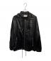 Saint Laurent Paris（サンローランパリ）の古着「リネンジップパーカー」｜ブラック
