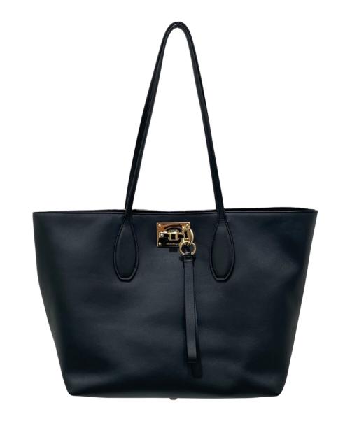 Ferragamo（フェラガモ）Ferragamo (フェラガモ) ガンチーニ トートバッグ ブラック サイズ:-の古着・服飾アイテム